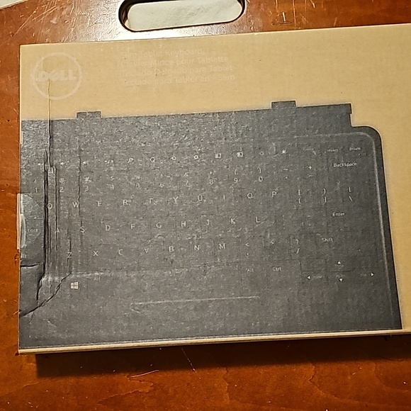 Dell slim keyboard used but working 11 pro - Picture 1 of 6